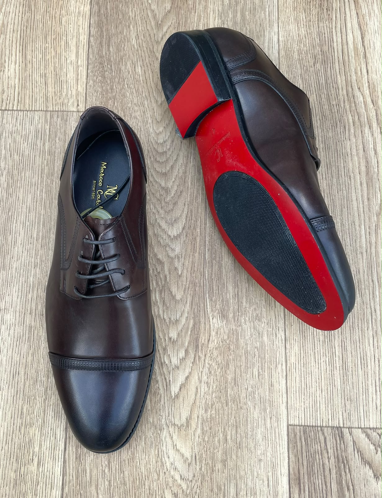 Marco Cardini Cap-Toe Oxford Dark Brown