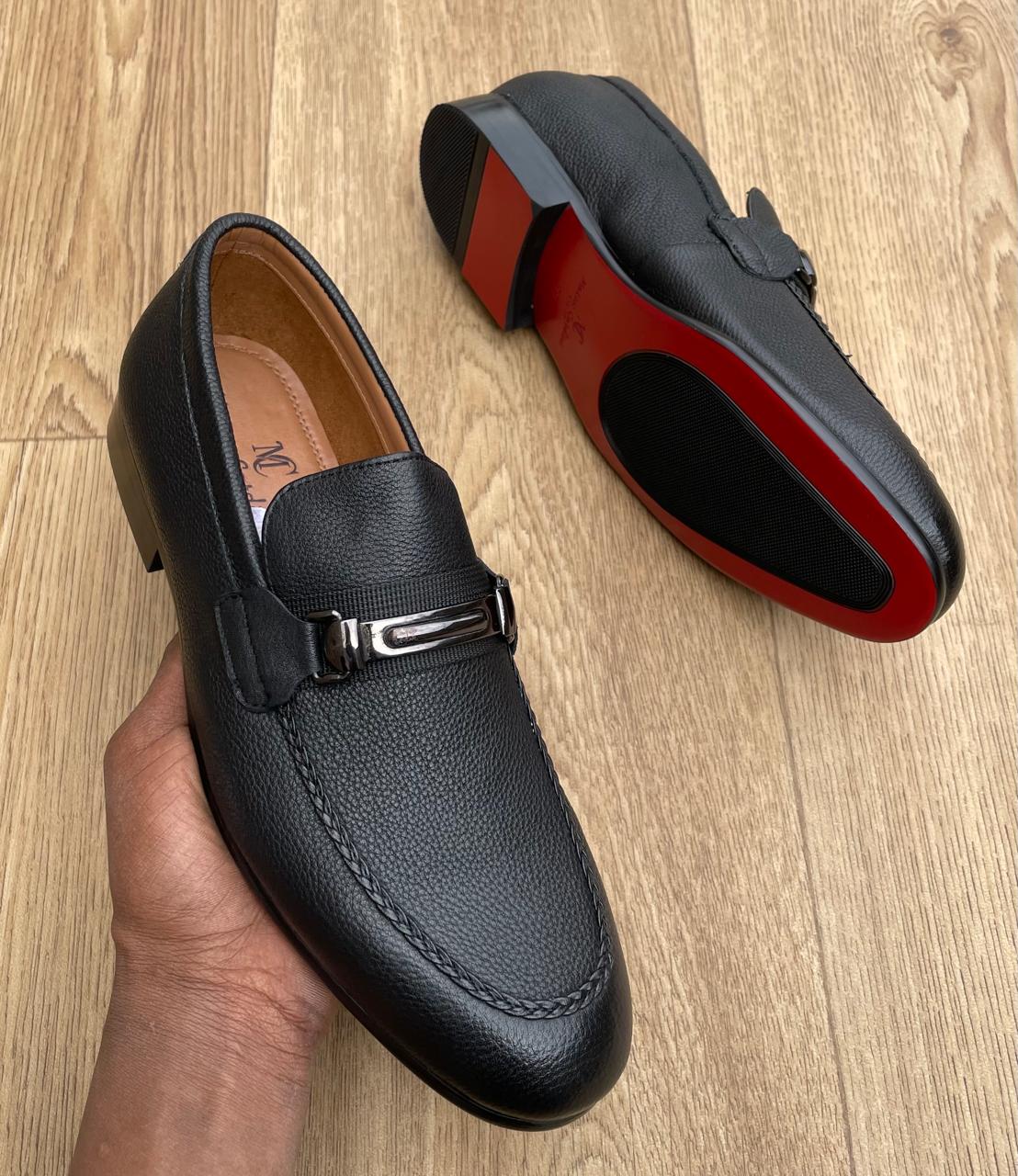 Marco Cardin Buckle Loafer Black