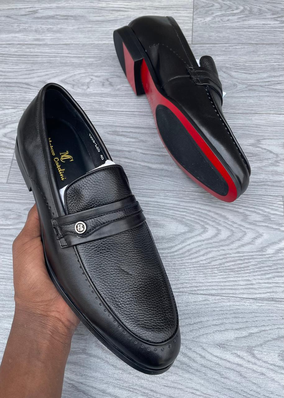 Marco Cardin Textured Loafer Black