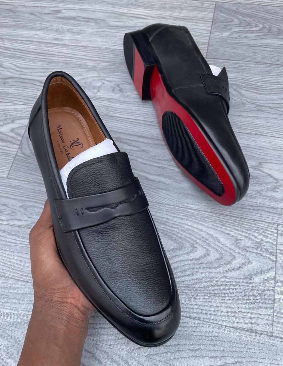 Marco Cardin Penny Loafer Black