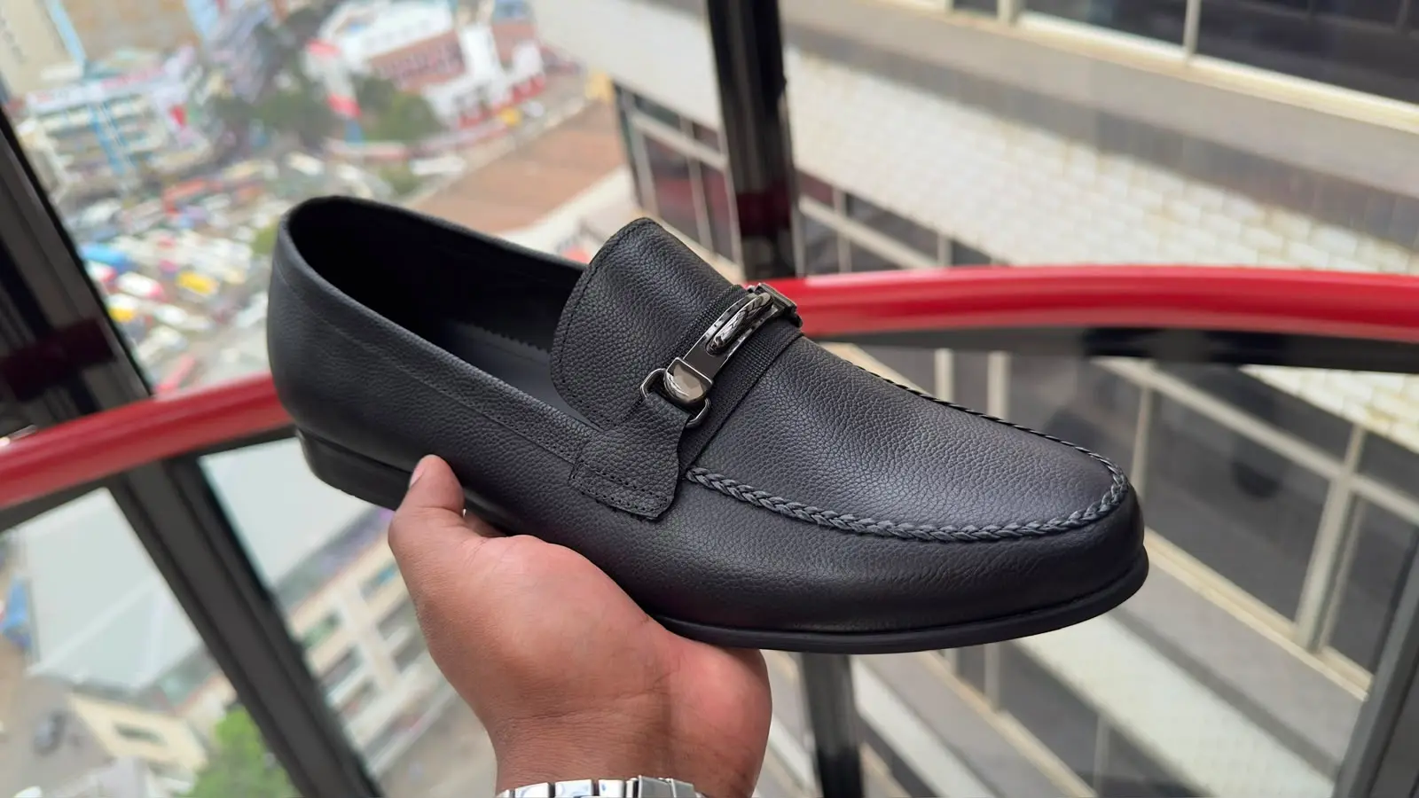 Richwanaz Brown Horsebit Loafer