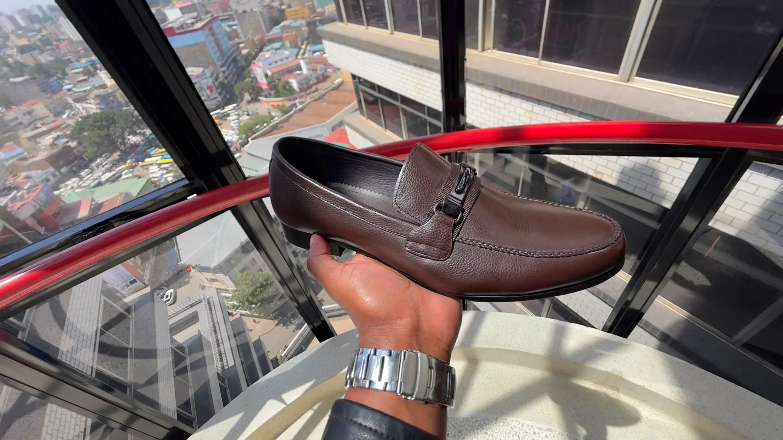 Richwanaz Brown Horsebit Loafer