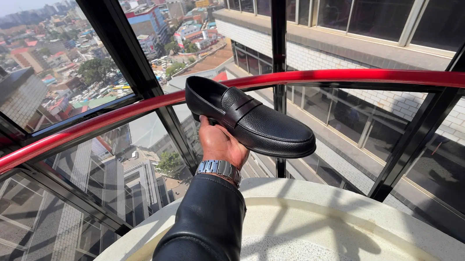 Richwanaz Black Penny Loafer thumbnail 3