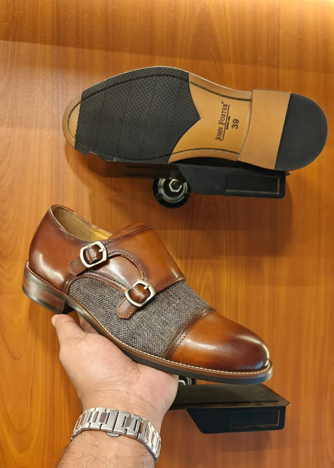 Signature Double Monk Shoe