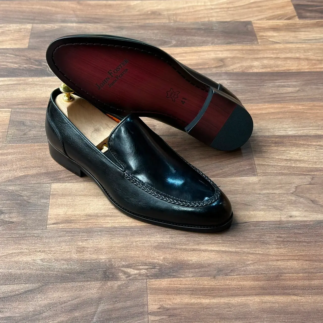 John Foster Black Signature Loafer