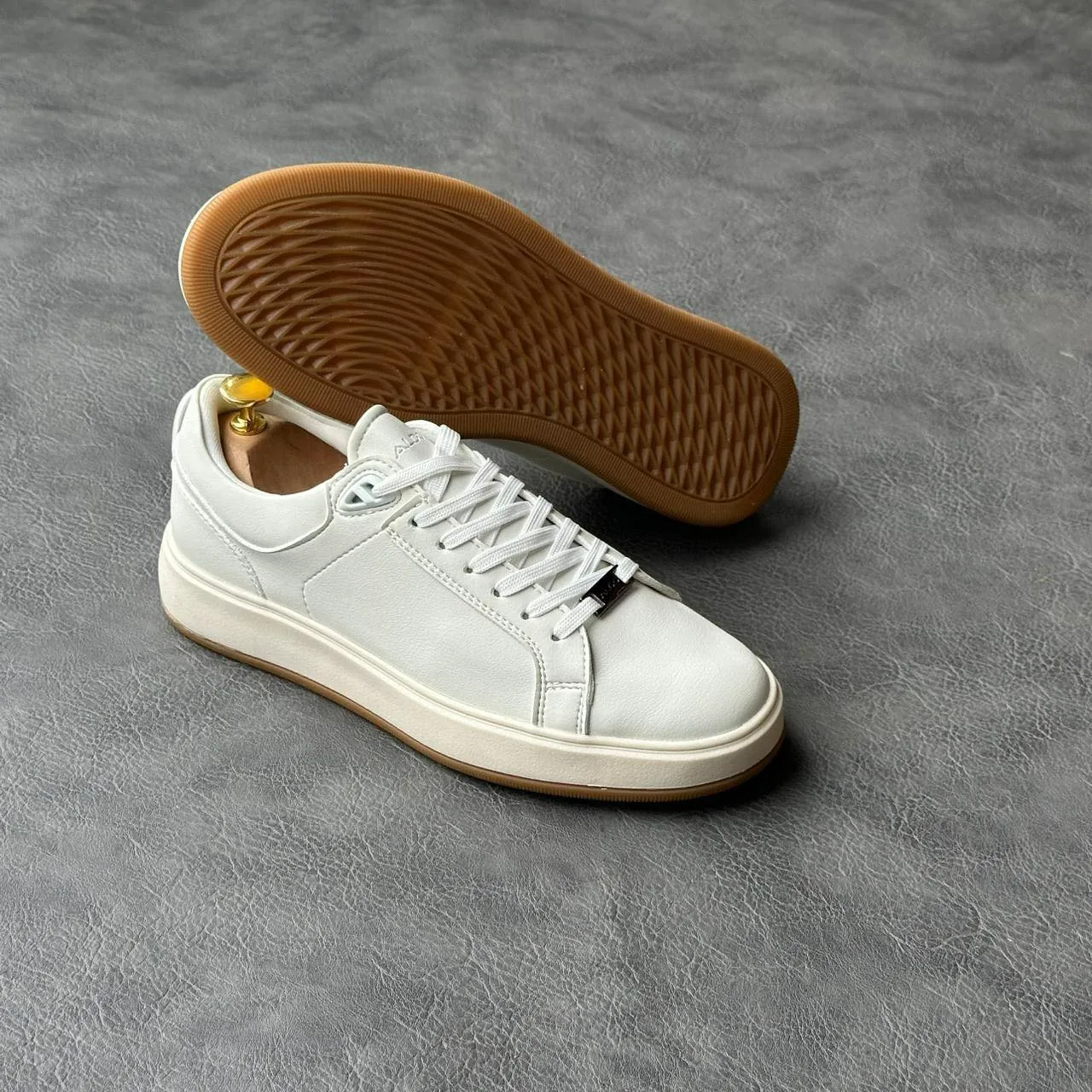 White Premium Casual Sneakers